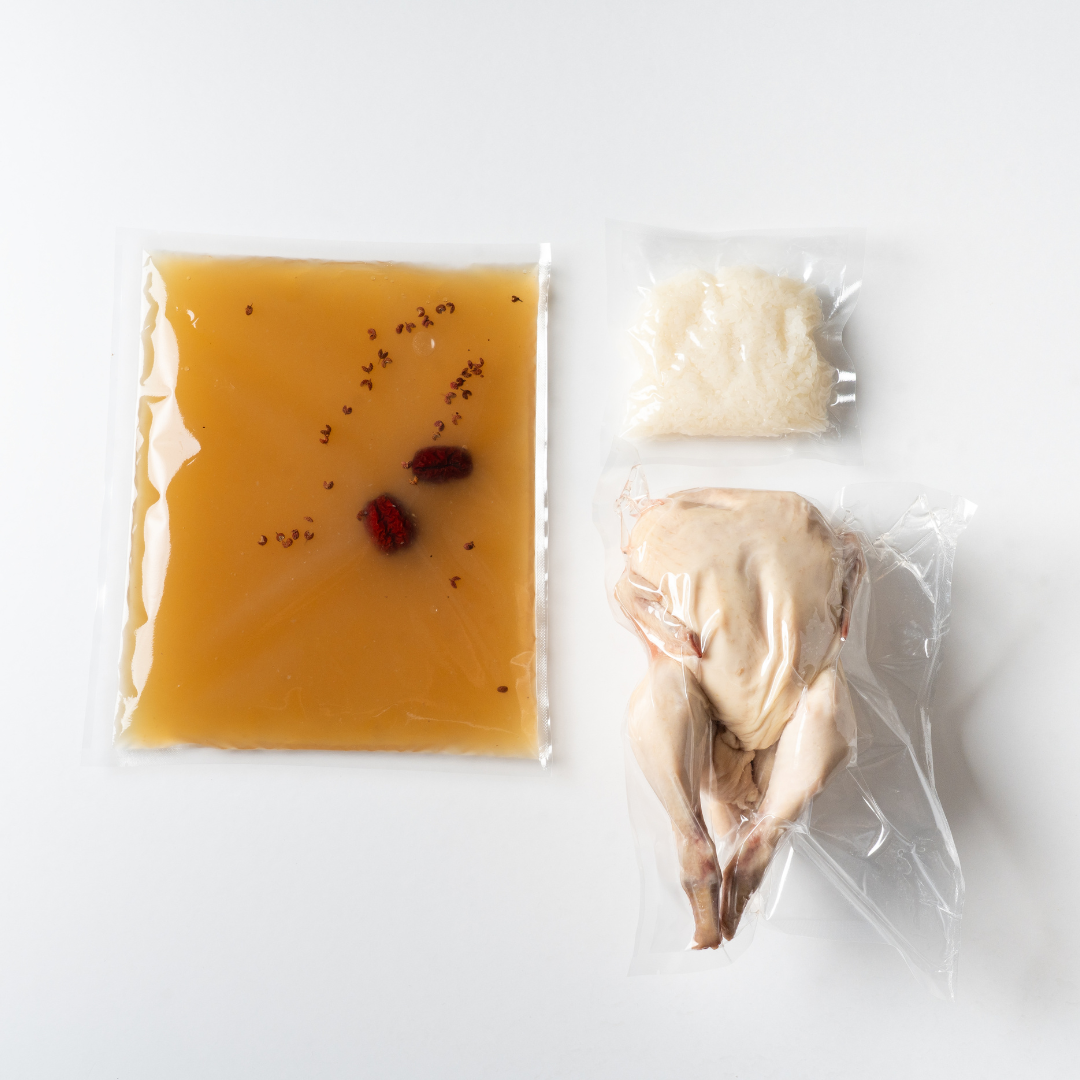 【薬膳香る】鶏一羽丸ごとサムゲタン鍋セット